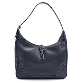 Borsa a spalla Trim 31 in Blu Marino Hermes - Hermès