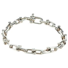 Autre Marque Bracciale a maglie piccole della collezione Hardware di TIFFANY&Co. in argento Ag925 Auth am11473SM