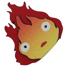 LOEWE - Studio Ghibli Portachiavi Calcifer del Castello Errante di Howl Rosso Auth 167245SM