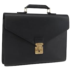 LOUIS VUITTON Borsa da Lavoro Epi Nera M54422 LV Auth BA12072 - Louis Vuitton