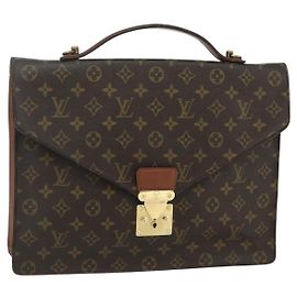 LOUIS VUITTON Bolsa Porta Documentos Bandolera Monograma M53338 LV Auth ka4083