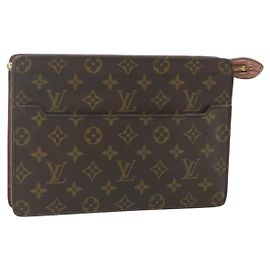 LOUIS VUITTON Monogram Pochette Herren Clutch Tasche M51795 LV Auth ep14238