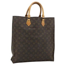 LOUIS VUITTON Borsa Sac Plat Monogram M51140 LV Auth bs34613