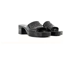 GUCCI - Gummisandalen Gucci in Schwarz (T37)