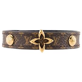 LOUIS VUITTON - Bracciale Blooming Louis Vuitton in tela rivestita con monogramma