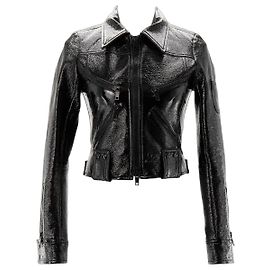 Courreges COURRÈGES - Courrèges Jacke aus schwarzem Vinyl (T34)