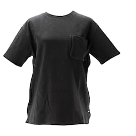 LOUIS VUITTON - T-shirt a maniche corte Louis Vuitton in cotone monogrammato nero (M)