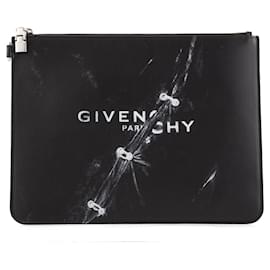GIVENCHY - Pochette Givenchy in pelle nera