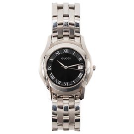 GUCCI - Reloj 5550L Gucci en Acero Inoxidable Plateado