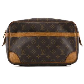 LOUIS VUITTON - Compiegne Pouch Louis Vuitton in vintage monogram coated canvas