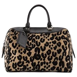 LOUIS VUITTON - Borsa Speedy 30 Louis Vuitton x Stephen Sprouse in velluto leopardato edizione limitata