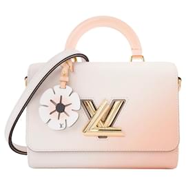 LOUIS VUITTON - Borsa a tracolla Twist MM By The Pool Louis Vuitton in pelle épi rosa edizione limitata