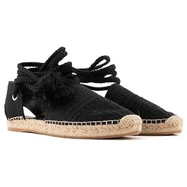 DIOR - Espadrilles Dior aus schwarzem Dior oblique Stoff (T39.5)