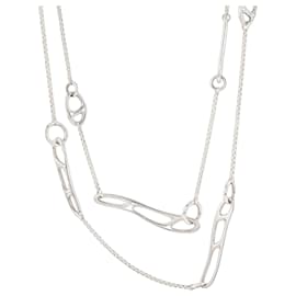 HERMÈS - Sautoir Chaîne d’Ancre Punk Hermès en argent