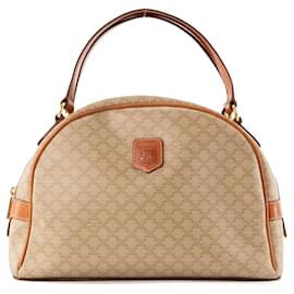 Céline CELINE - Borsa Bowling Macadam Celine in tela azzurra vintage