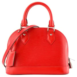 LOUIS VUITTON - Borsa a Spalla Alma BB Louis Vuitton in Pelle Epi Rossa