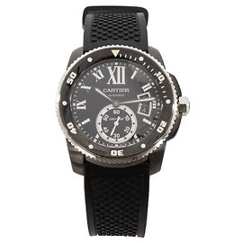 CARTIER - Orologio Calibre 42 mm di Cartier in acciaio nero