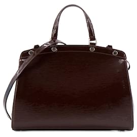 LOUIS VUITTON - Bolso Brea en cuero epi barnizado burdeos - Louis Vuitton