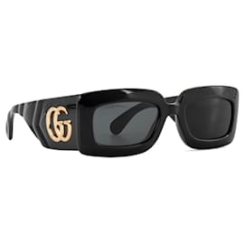 GUCCI - Lunettes de soleil Seasonal Icon Gucci en plastique noir