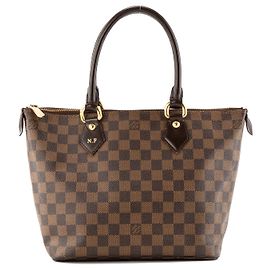 LOUIS VUITTON - Borsa Saleya Louis Vuitton in tela rivestita damier ebano