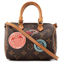 LOUIS VUITTON - Borsa a Spalla Nano Speedy Louis Vuitton in Tela Monogramma Rivestita Edizione Limitata