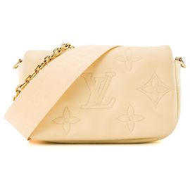 LOUIS VUITTON - Borsa a tracolla Wallet on Strap Louis Vuitton in pelle gialla edizione limitata bubblegram