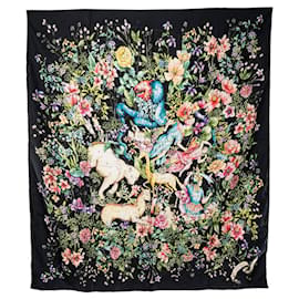 DIOR - Pañuelo de seda multicolor de 90 cm - Dior