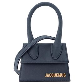 JACQUEMUS - Borsa a spalla Le chiquito Jacquemus in nubuck blu