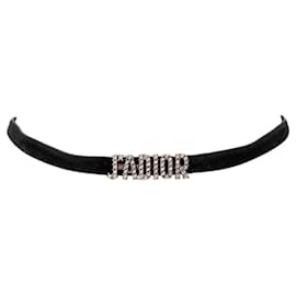 DIOR - Collana Choker J'Adior in Velluto Nero - Dior