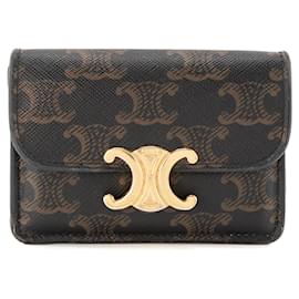 CELINE - Triomphe Kartenhalter Celine aus beschichtetem Monogramm-Canvas - Céline