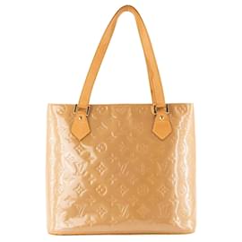 LOUIS VUITTON - Borsa Houston Louis Vuitton in pelle verniciata senape