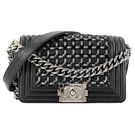 CHANEL - Borsa a tracolla Boy Chanel in pelle nera edizione limitata