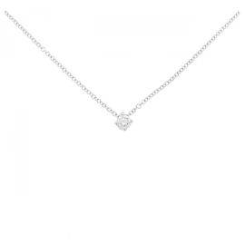 Autre Marque Au750 White Gold Diamond Necklace