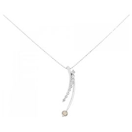 Autre Marque Collana in diamante in oro bianco Au750