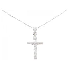 Autre Marque Collana con Croce Au750
