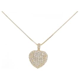 Autre Marque Collana con pendente in diamante Au750