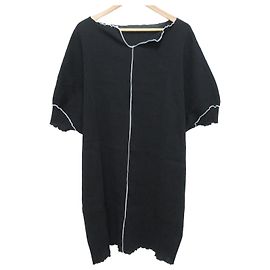 Autre Marque Kleid mit Schalkragen Mizuiro Ind
