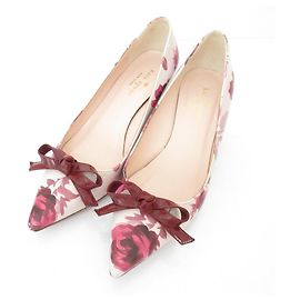 Décolleté a punta con stampa floreale Kate Spade