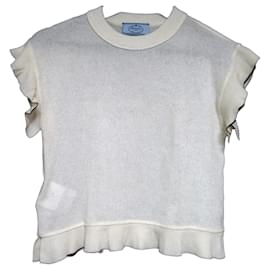 Pull en mélange de laine et cachemire Prada