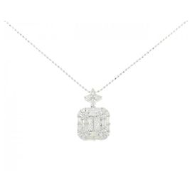 Autre Marque Collana in diamante in oro bianco Au750