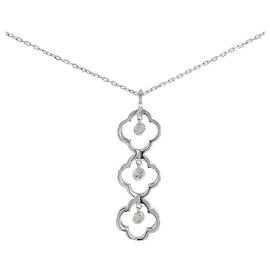 Autre Marque Collana di diamanti in oro bianco Au750