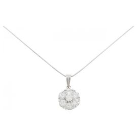 Autre Marque Collana in platino e diamanti