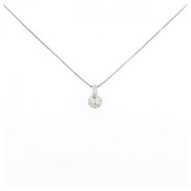 Autre Marque Colar de diamante em platina Pt900/Pt850