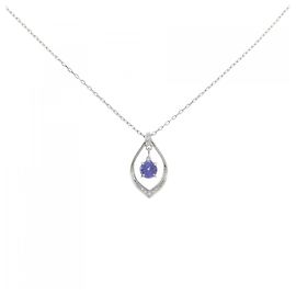 Autre Marque Collana in platino Pt900 Pt850 con tanzanite