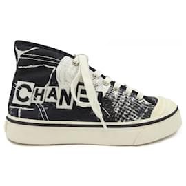 Zapatillas de tela estampada Chanel G35960X51691