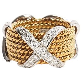 Tiffany & Co Anello in oro giallo Jean Schlumberger a corda