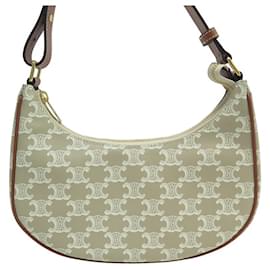 NEUF SAC A MAIN CELINE AVA EN TOILE TRIOMPHE BEIGE 193952 HAND BAG PURSE - Céline