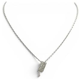 COLLANA RARA CHANEL CON PENDENTE A FORMA DI BORSA COCO IN ARGENTO 925 - Chanel