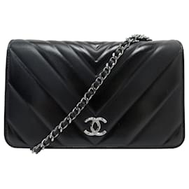 NUOVA BORSA A MANO CHANEL WALLET ON CHAIN TIMELESS IN PELLE CHEVRON WOC BAG - Chanel