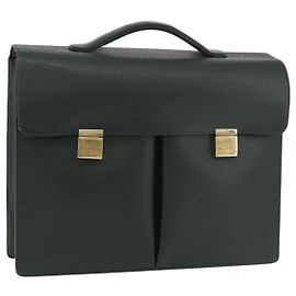 LOUIS VUITTON Taiga Serviette Kazan Borsa da lavoro Épicea M30804 LV Auth 176318
